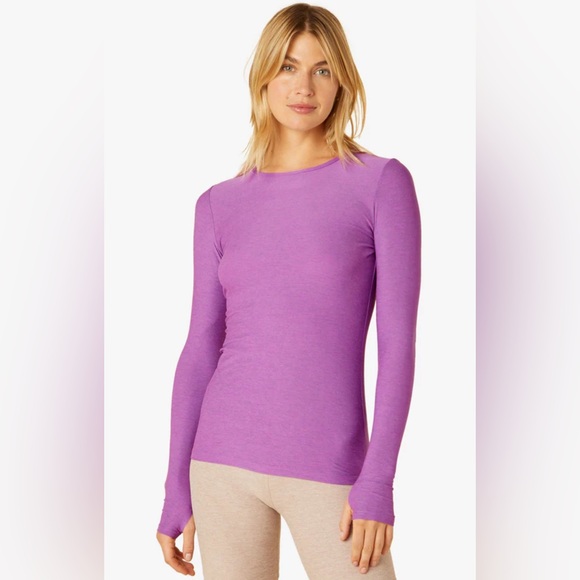 Beyond Yoga Tops - Beyond Yoga Featherweight Classic Crew Pullover Large